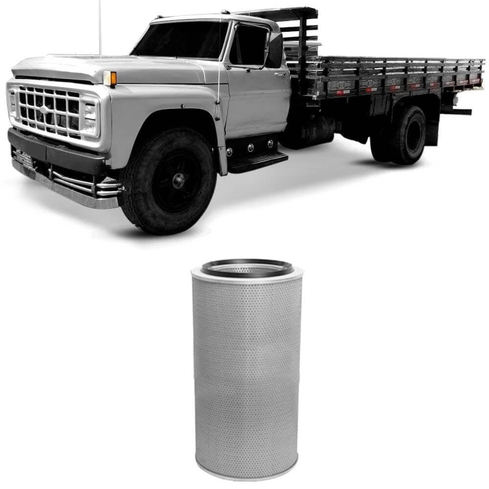 Filtro Ar Ford F14000 4btaa 81 A 2005 Metal Leve