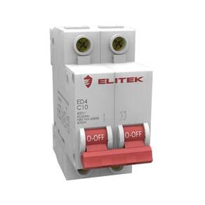 Disjuntor Bipolar 10a Elitek