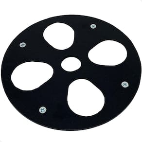 Suporte Alumínio c/ Rodízios Gel 30cm - Proteção e Mobil.