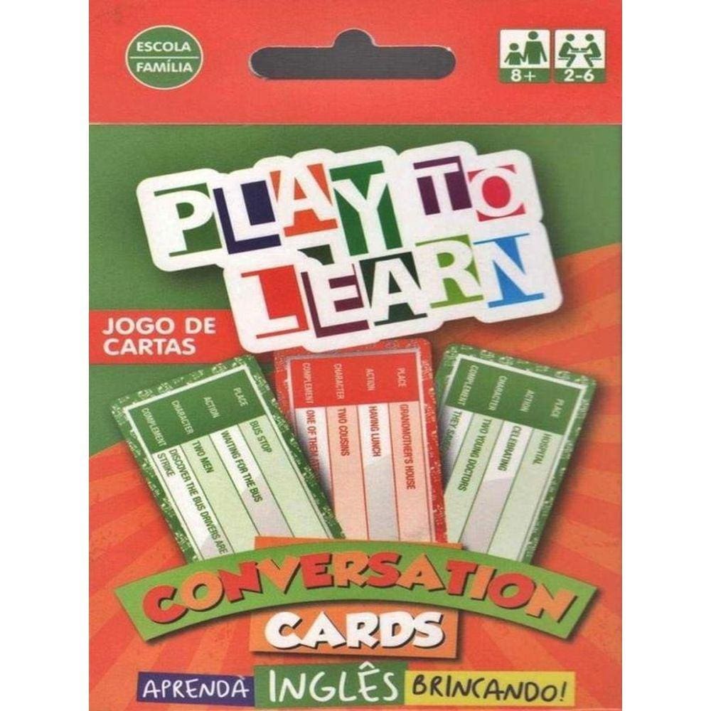 Play To Learn - Jogo De Cartas - Conversation Cards