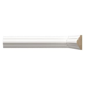 Kit com 5 Boiserie Mdf 3cm X 15mm X 2,40m Liso Moldufama 300 Branco