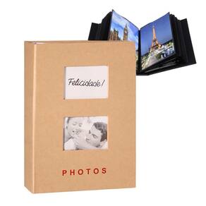 Álbum Fotográfico Para 100 Fotos 15X21Cm Yes Marrom