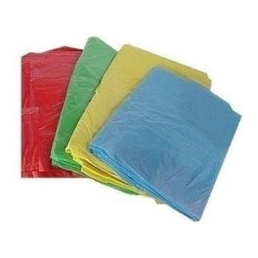 Kit 7 Saco Para Lixo Coleta Seletiva 100Lts Cores +