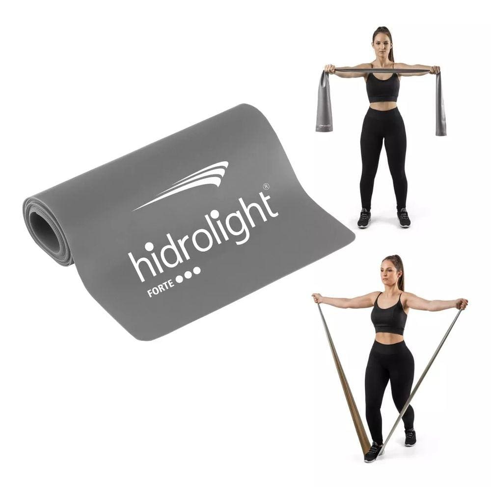 Faixa Elástica TPE Forte Cinza FL42c Hidrolight