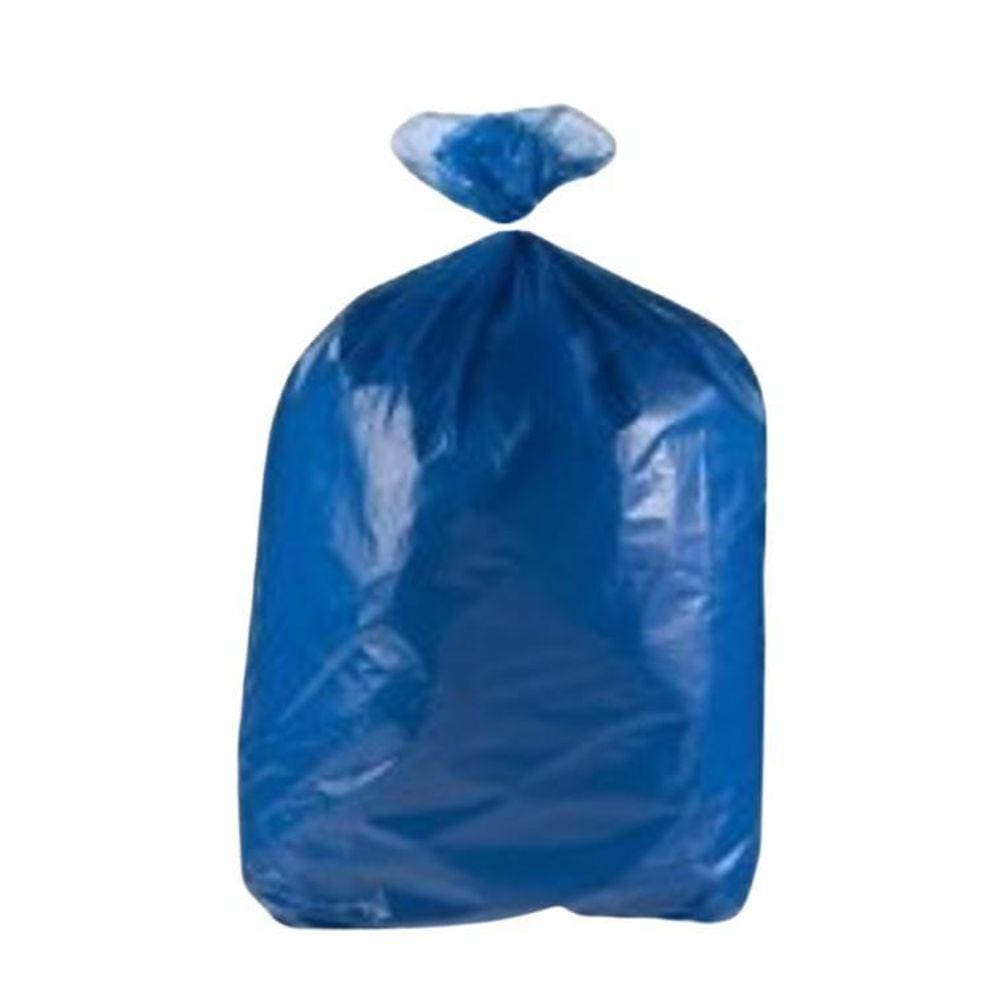 Saco De Lixo 60 Litros Colorido Azul Comum Com 100 Unidades