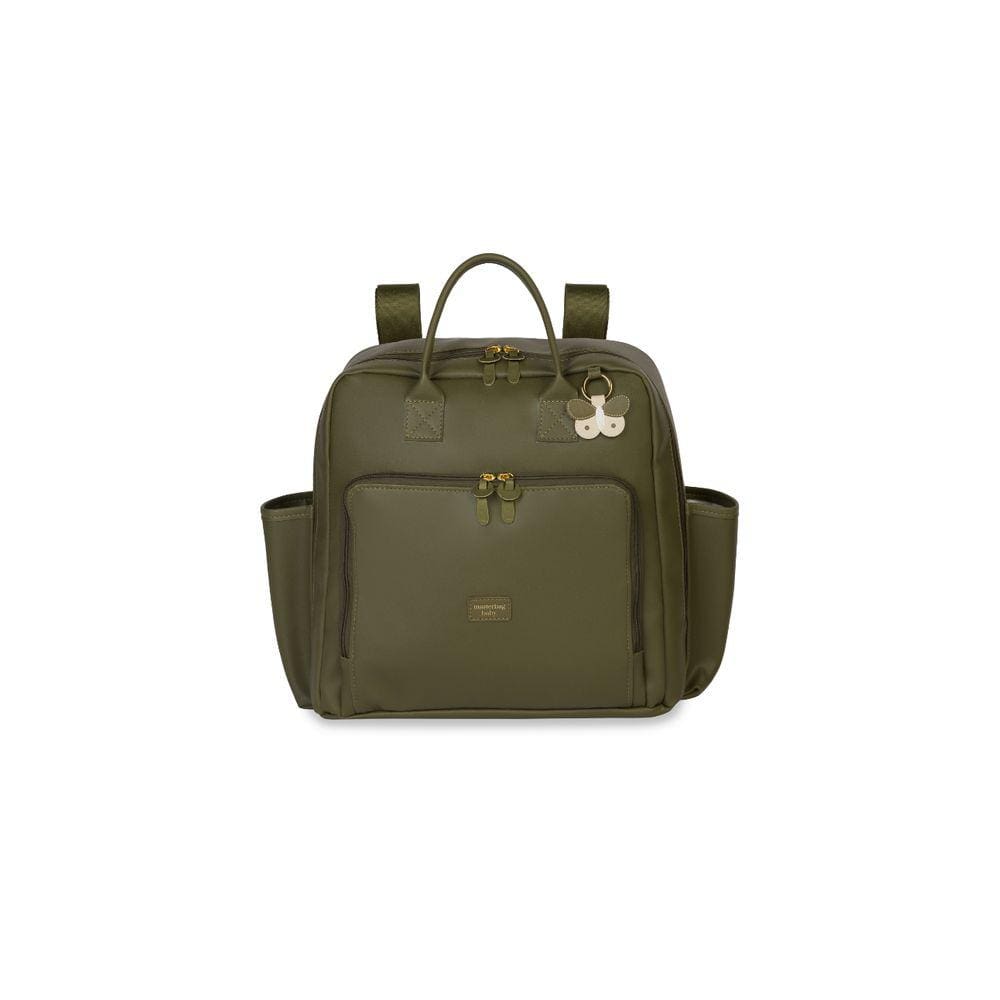 Mochila Vintage Borboleta Oliva - Masterbag