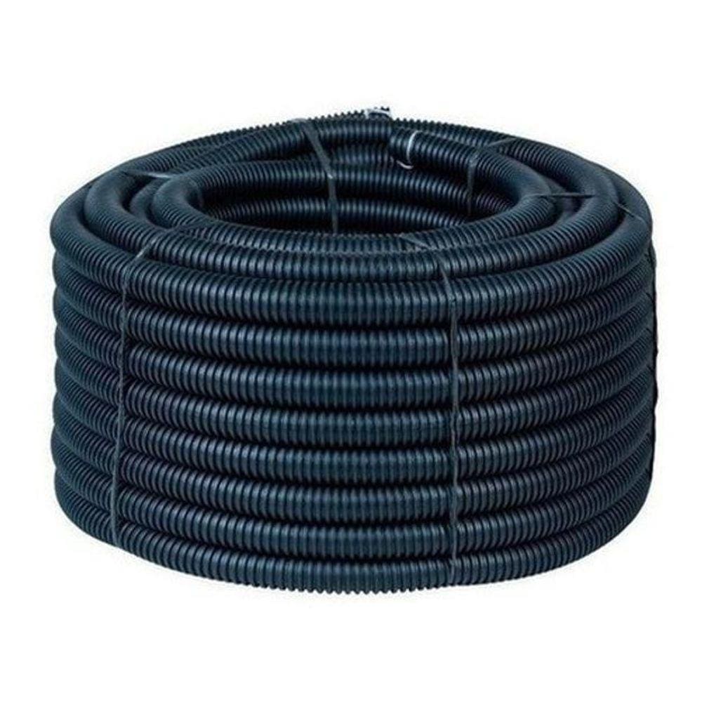 Conduite Eletroduto 1/2 Reforçado Preto Rolo 50 Metros Dual