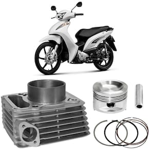 Kit Motor Cilindro Moto Honda Biz 125 2009 A 2015 Flex