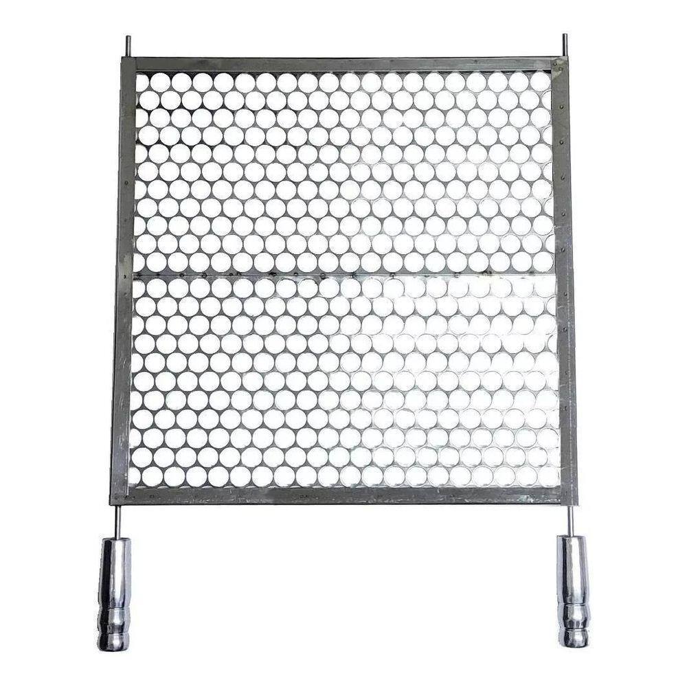 Grelha Moeda 50X50 Inox Reforçada