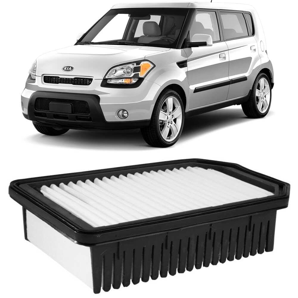 Filtro Ar Kia Soul 1.6 2009 A 2010 Metal Leve