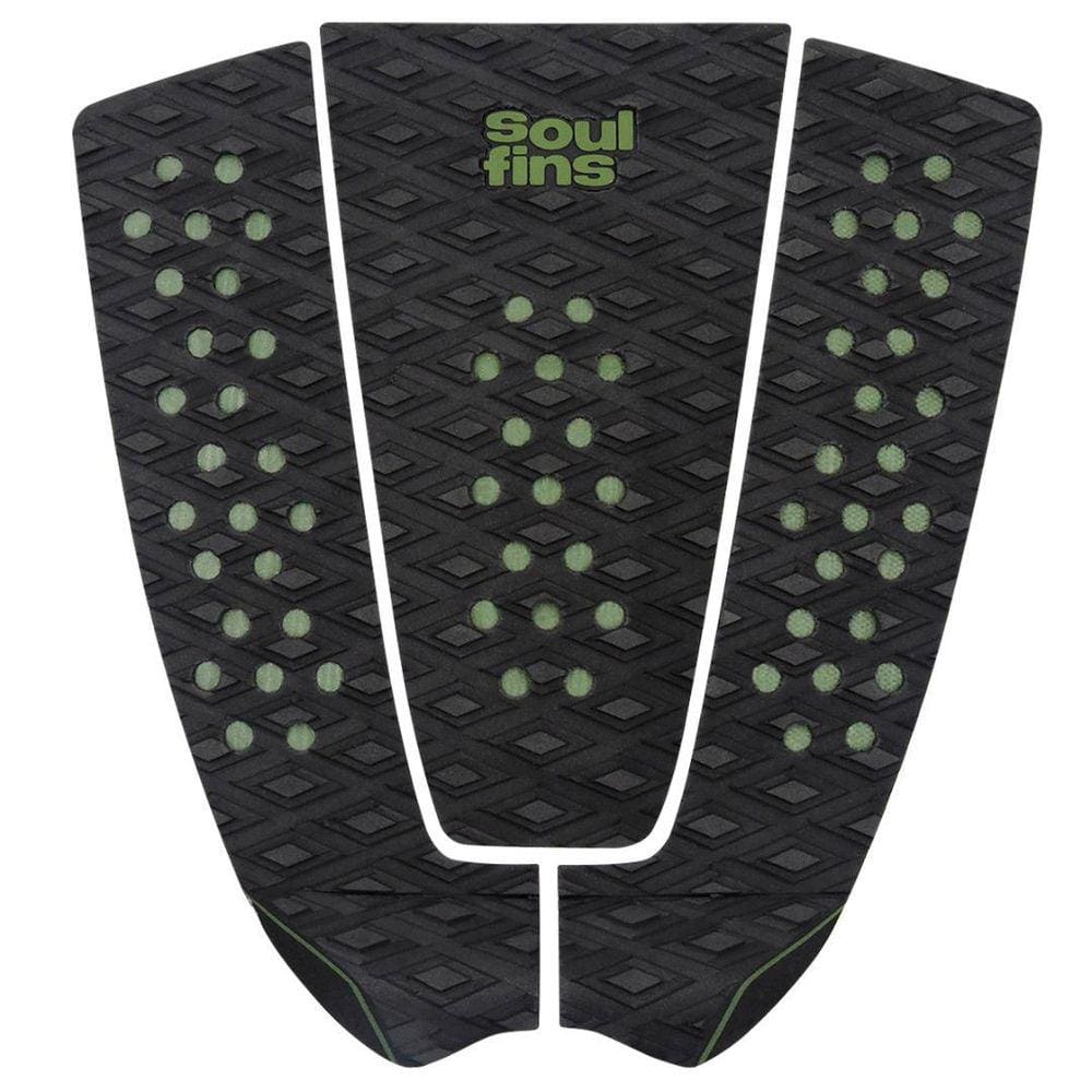 Deck Surf Antiderrapante - Soul Fins Pró Verde/Preto 24