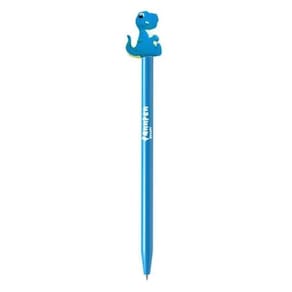 Caneta Esferográfica Fannpen - Dinossauro Azul 0,7 - Newpen