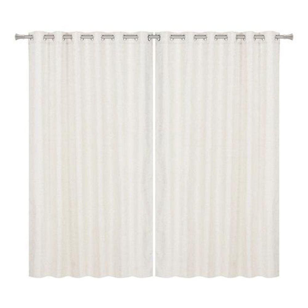 Cortina Bali Indonésia - 2 Folhas - 4,00X2,50M - Bege