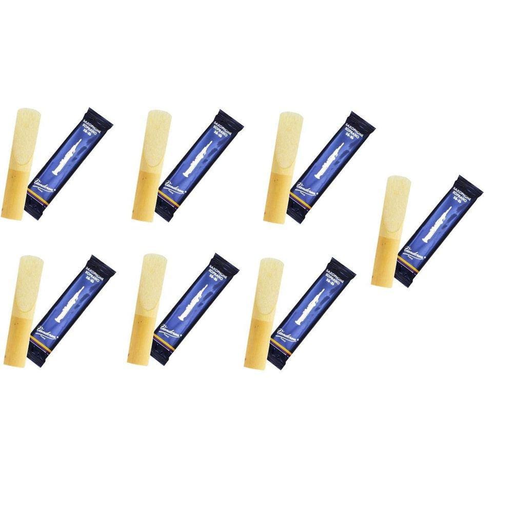 Kit 7 Palhetas Sax Soprano Vandoren 2.5