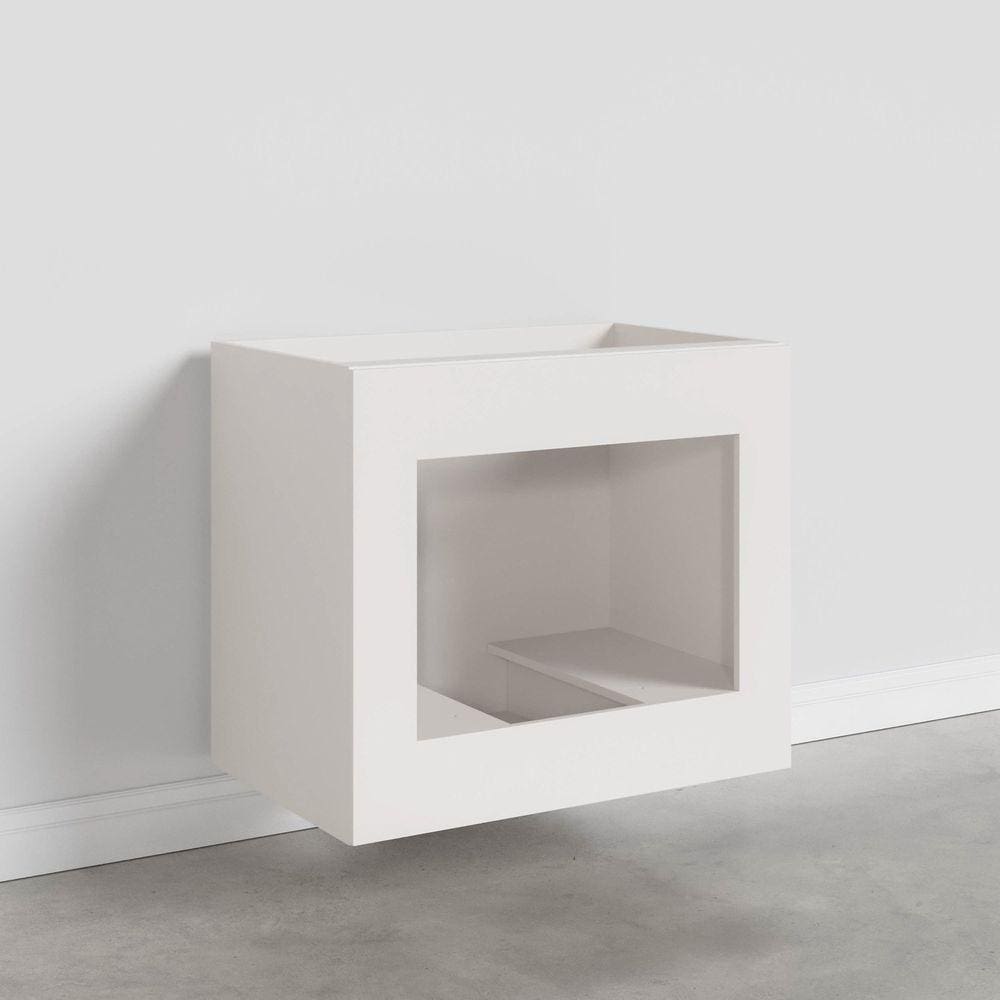 Balcão Forno de Embutir sem Tampo sem Rodapé Ipanema Cabecasa Madeiramadeira Branco