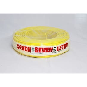Fio Cabo Flexível 6Mm Amarelo - 100 Metros