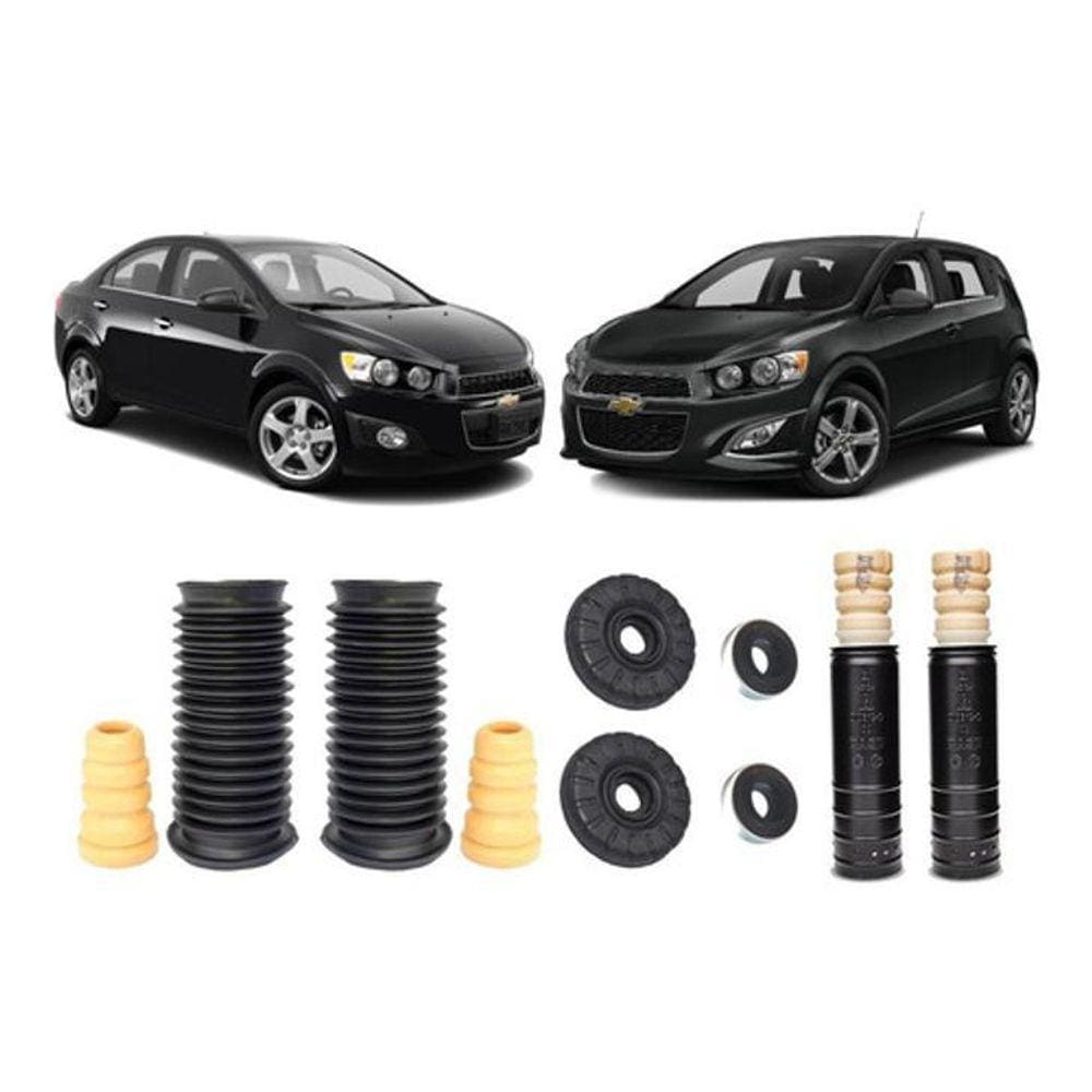 4 Kit Do Amortecedor Dianteiro Traseiro Sonic 2012 2013 2014