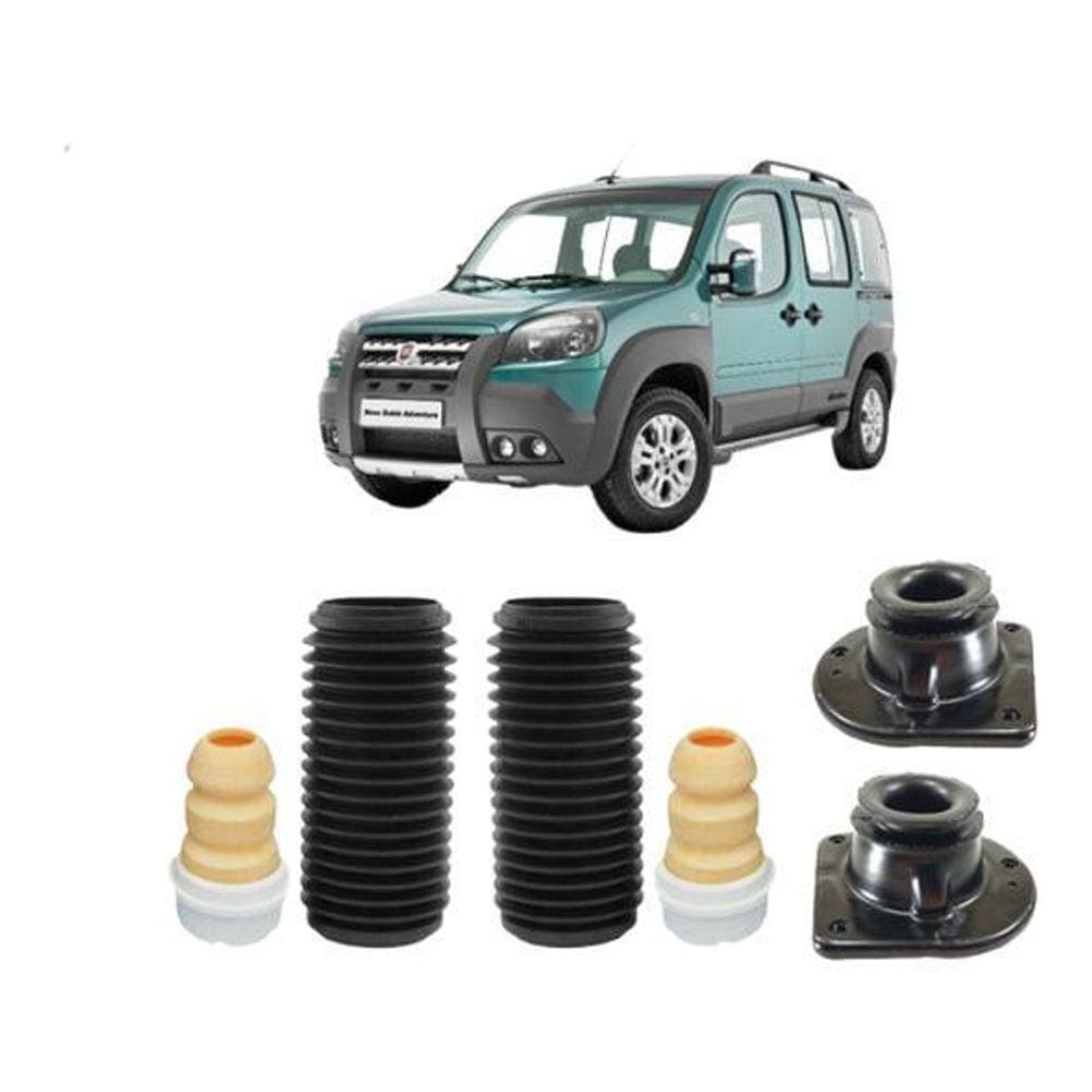 Kit Batente Suspensão Dianteira Doblo 2009 2010 2011 2012 13