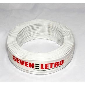 Fio Cabo Flexível 6mm Branco - 80Mts | [Brand/Manufacturer]