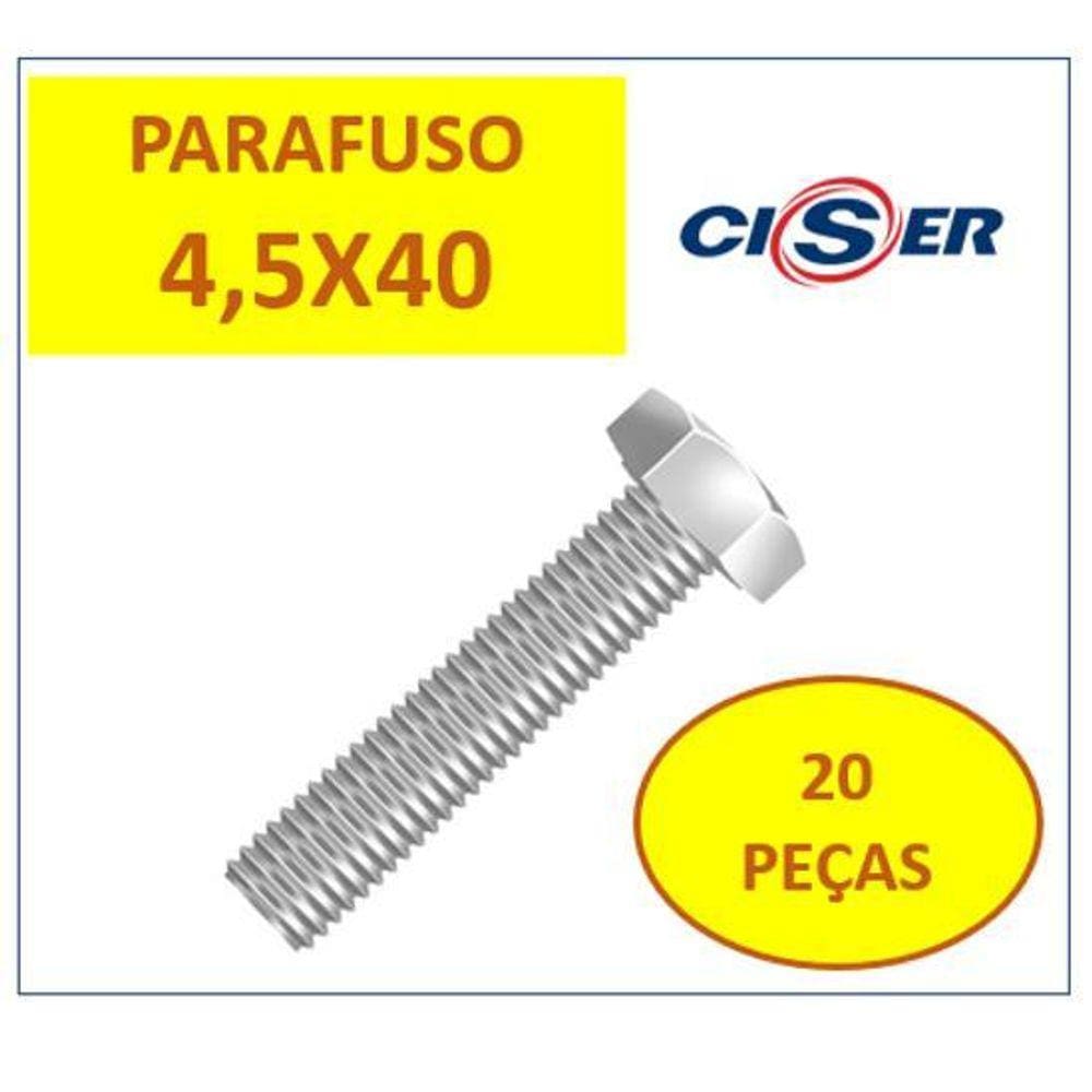 Parafuso Sextavado Inox 10 X 100 Inox 20 Pçs