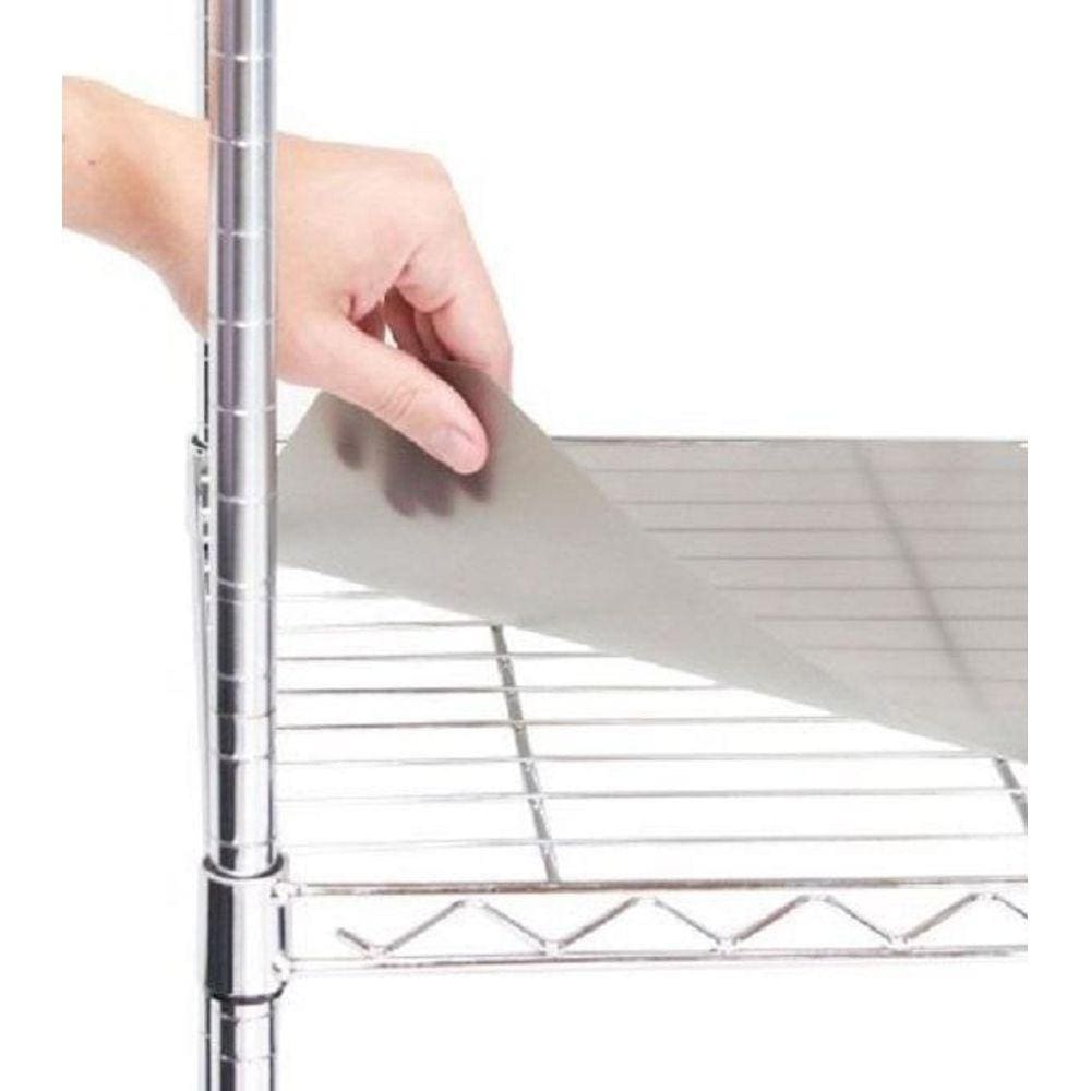 5 Forros Chapa Plástica Flexível Gavetas Prateleiras 90X35Cm