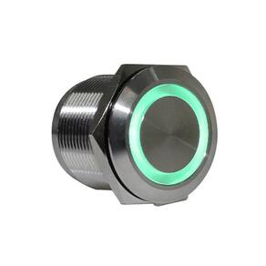 Botões Metálicos em Aço Inox 22mm LED IP65 - Vermelho