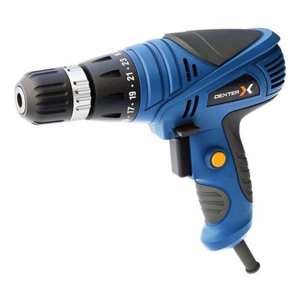 Furadeira Parafusadera Punho Ergonômico - Azul - 110V