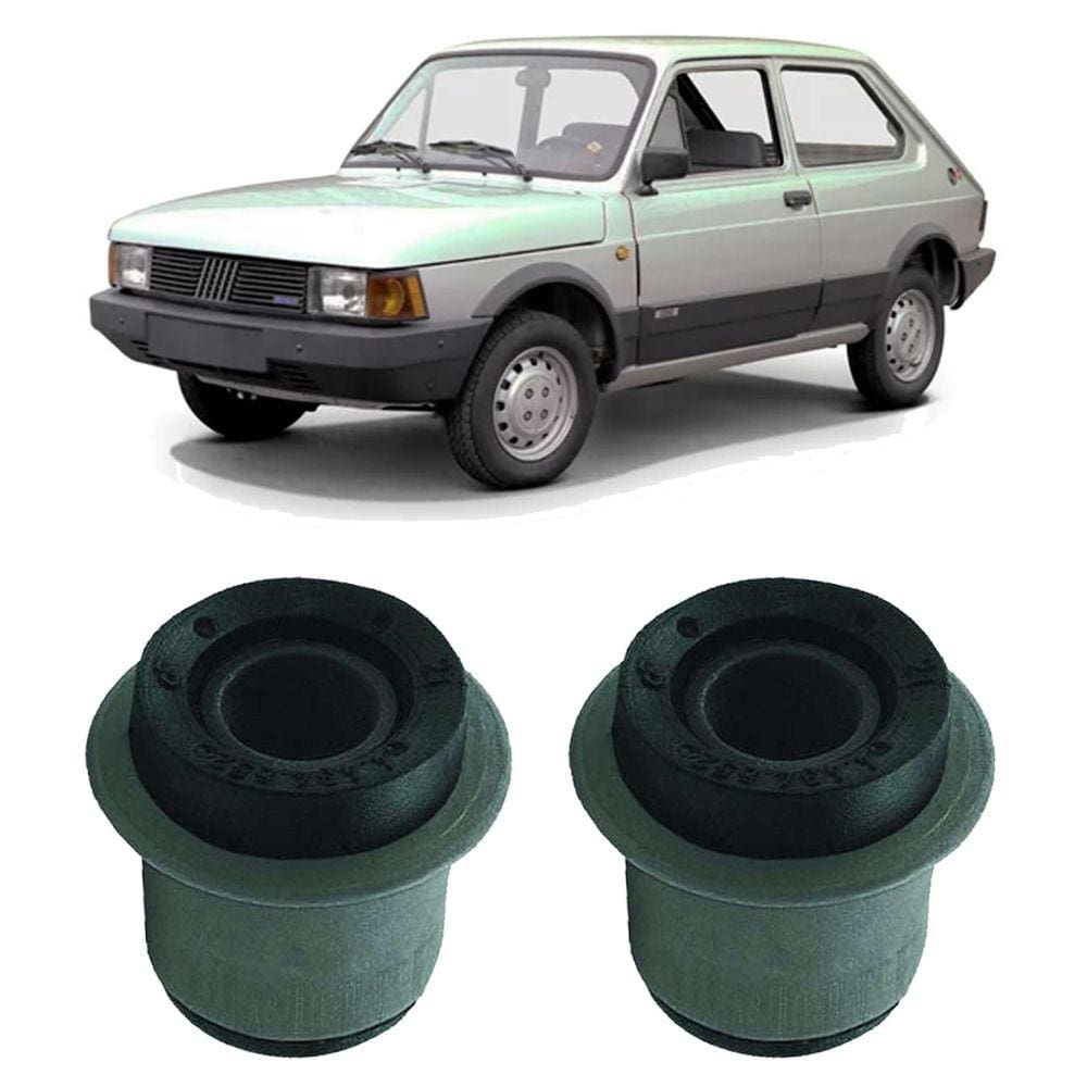 Par Borracha Leque Suspensão Traseira Fiat 147 1980 A1985