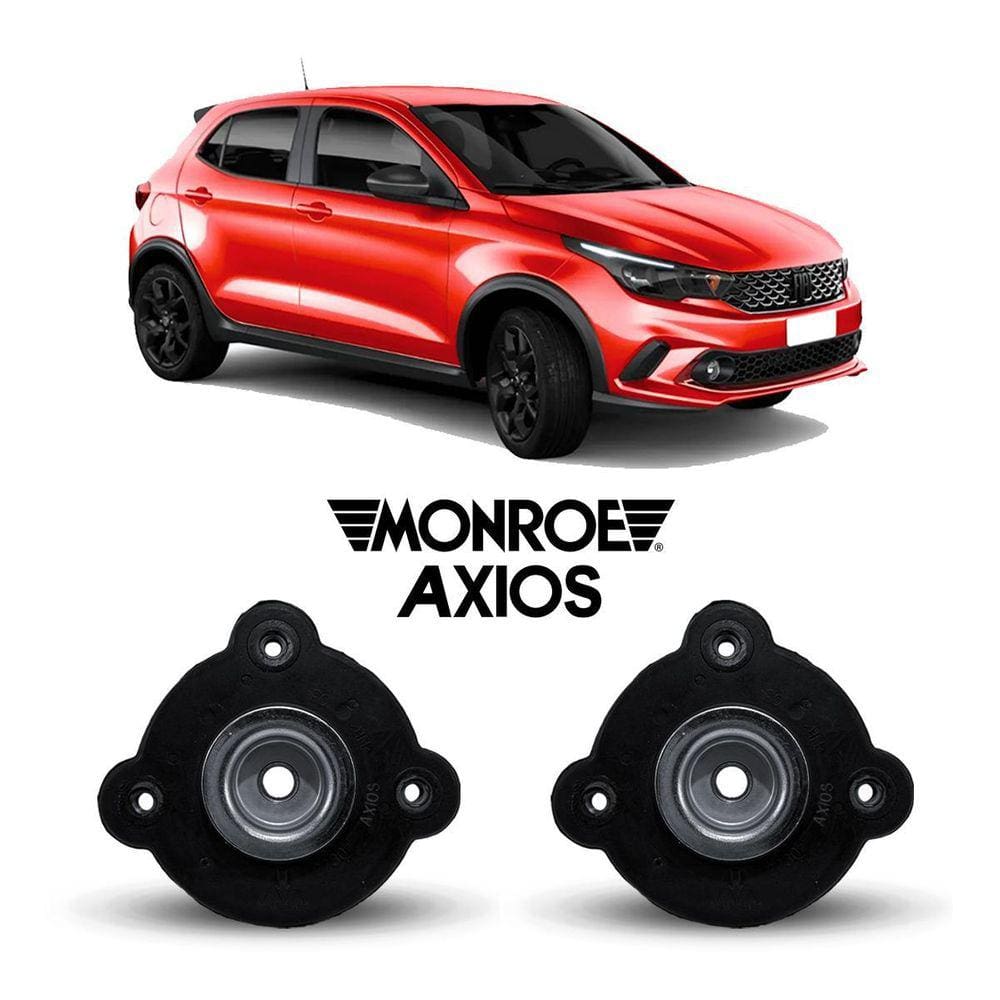 2 Batente Reparo Suspensão Dianteira Fiat Argo 2017 Até 2023