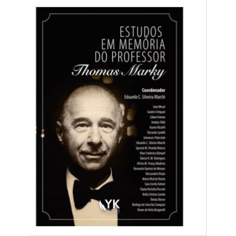 Estudos Em Memória Do Professor Thomas Marky - 2019
