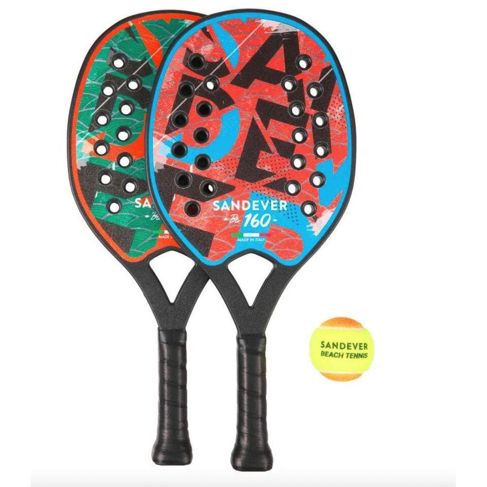 Conjunto 2 Raquetes De Tênis De Praia E Bola - Beach Tenis