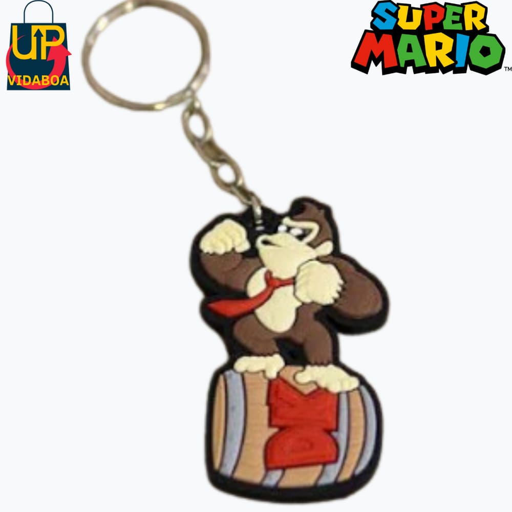 Chaveiro Super Mario - Donkey Kong 6cm