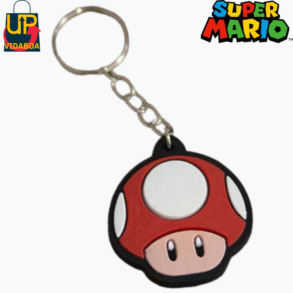 Chaveiro Super Mario - Cogumelo Toad 5cm