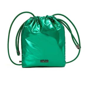 Bolsa Colcci Bucket Metalizada Verde