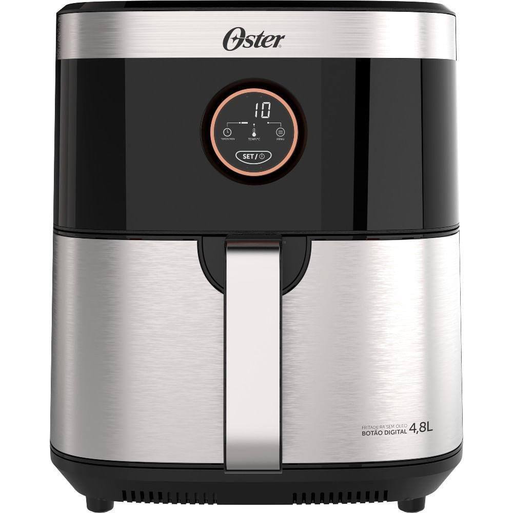 Fritadeira Elétrica Oster 4,8L Sem Óleo - Preto