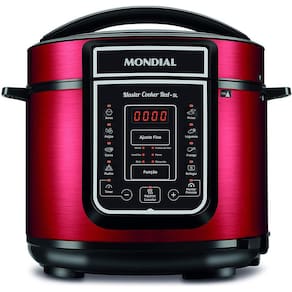 Panela De Pressão Elétrica Mondial Master Cooker Red 5L 110V