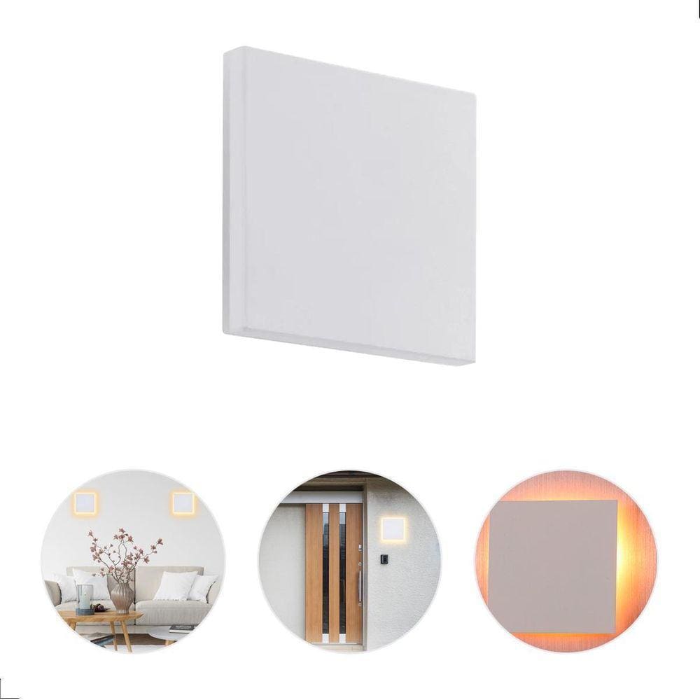 Luminária Arandela Eclipse Parede Luz Indireta Led Externo