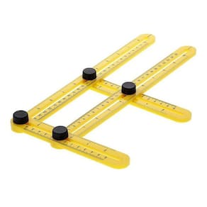 Esquadro Construção Profissional ABS 25x12 cm - Ângulos