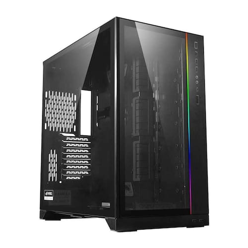 Imagem do produto Gabinete Gamer Lian Li PC-011 Dynamic XL ROG Edition RGB Full Tower E-ATX Preto - O11DXL-X BLACK em Ponto Frio