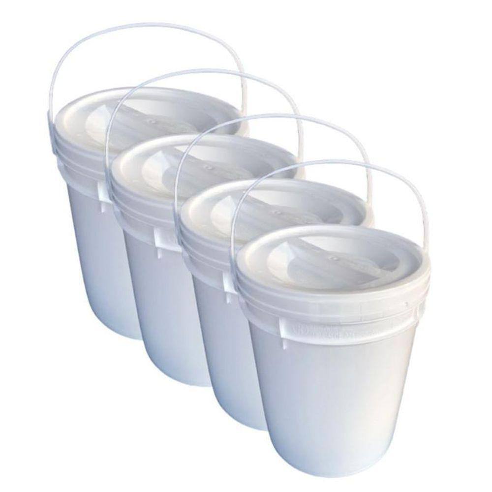 Balde 12L Tampa De Rosquear P Isca