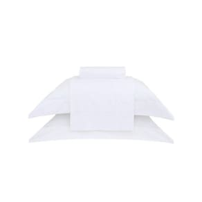 Jogo De Cama Queen Cetim 300 Fios Buddemeyer Damask Branco