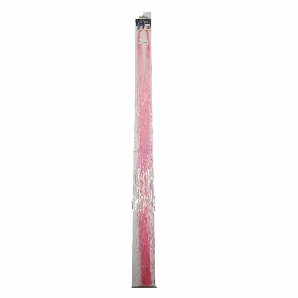 Aplique Para Cabelos Gliter 1 Par - Pink Fluorescente