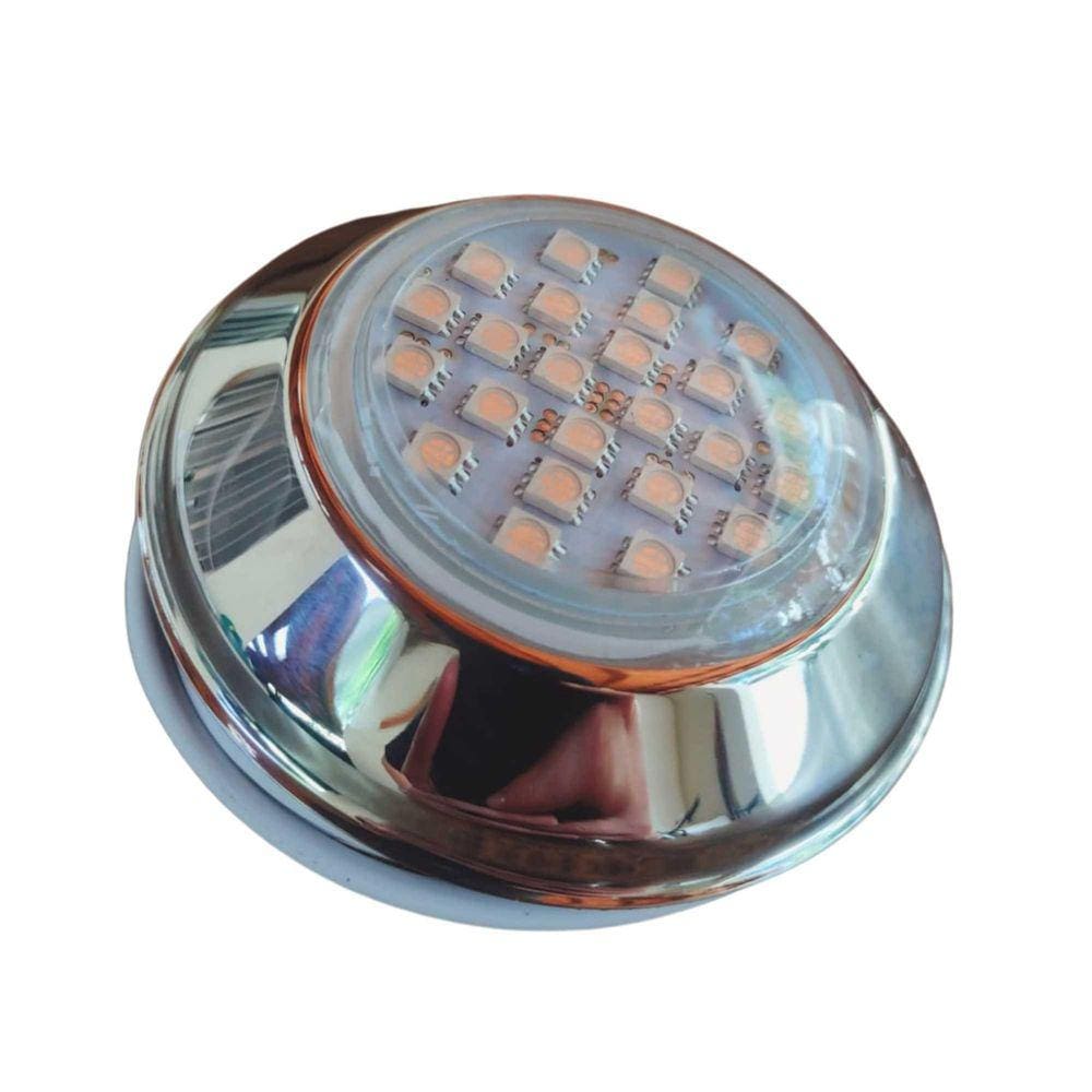 Refletor Power Led 5W Inox Cor Da Luz Azul Iluminação