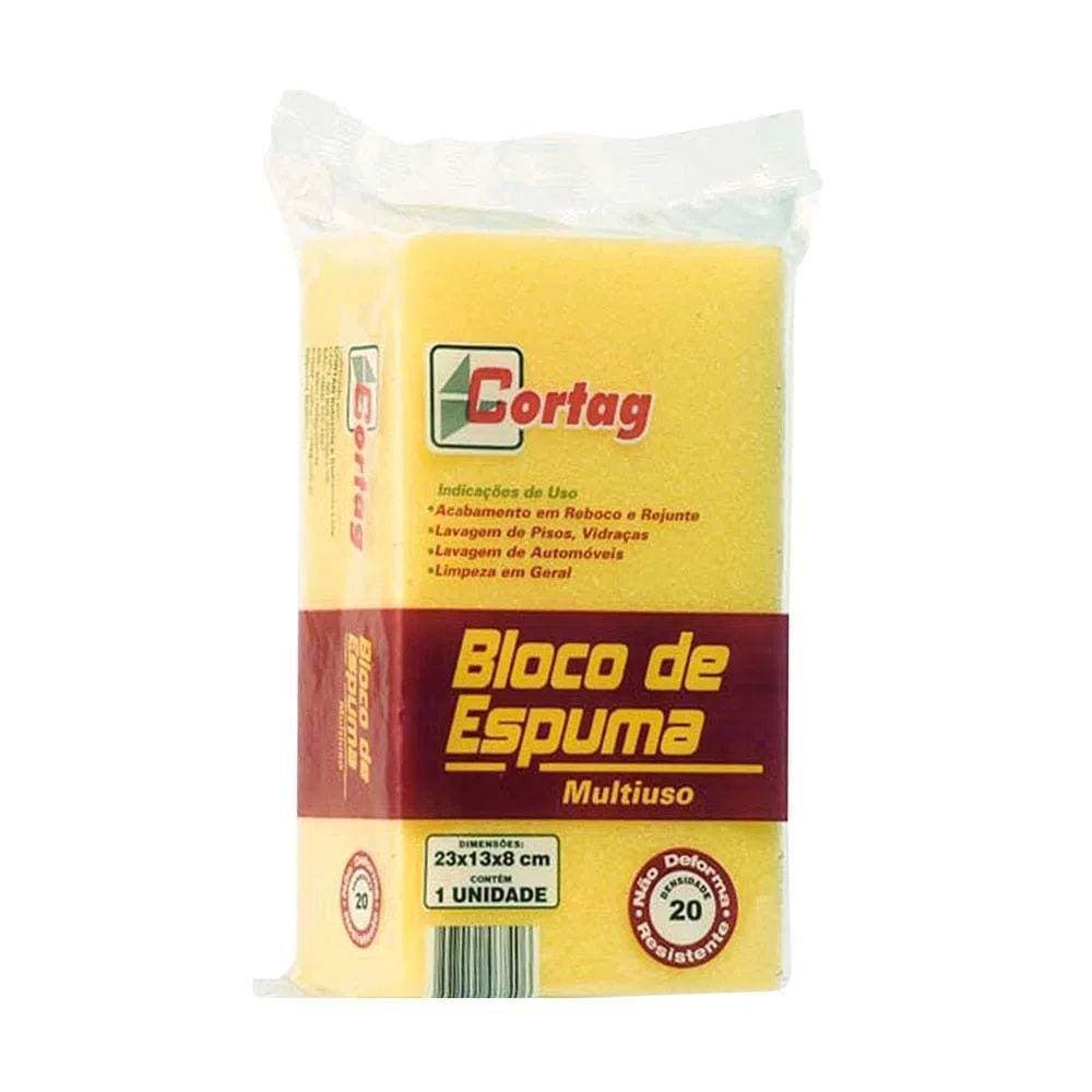 Bloco De Espuma Multiuso Cortag 23X16X8Cm
