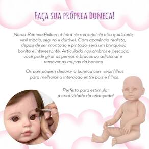 Kit Boneco Reborn Molde Com Corpinho De Silicone Menino