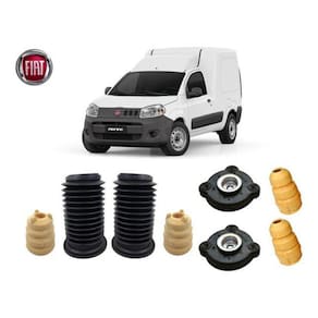 4 Kit Do Amortecedor Dianteiro Traseiro Batente Coxim Coifa