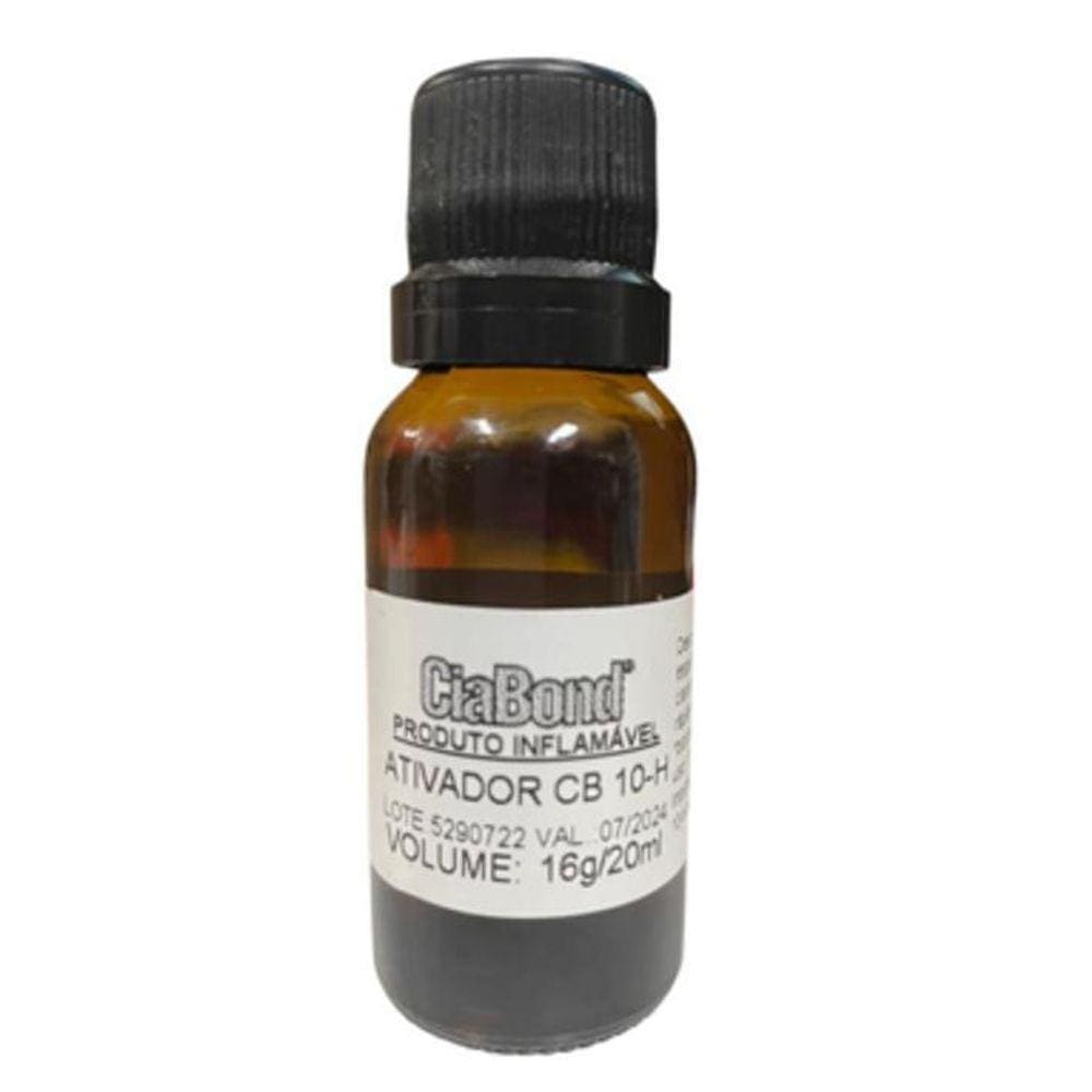 Ativador CiaBond CB 10-H para Ciano Líquido 20ml