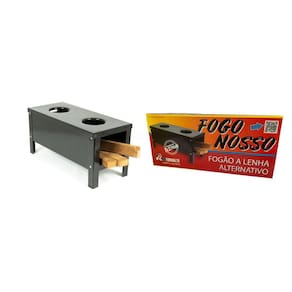Fogão A Lenha Esmaltado Portátil Fogo Nosso