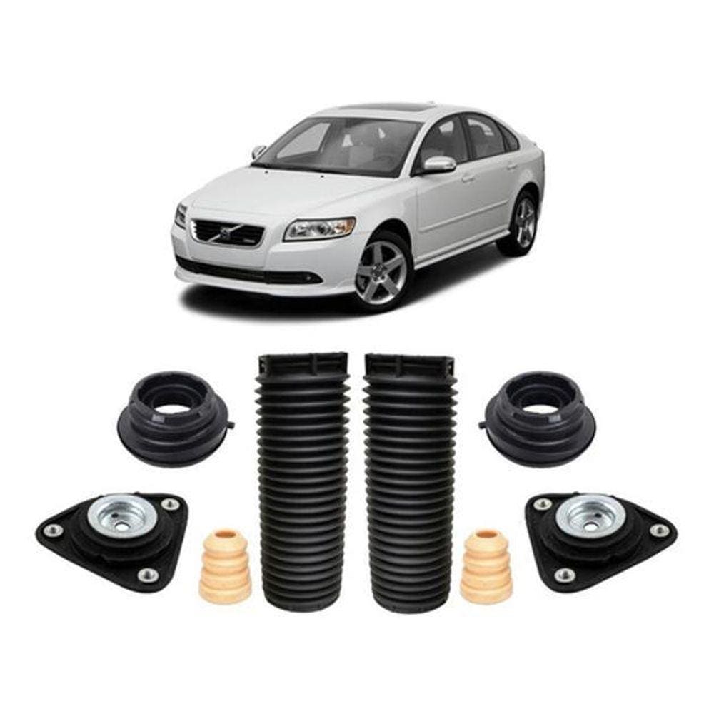 Par Kit Coxim Batente Dianteiro Volvo S40 2008 2009 2010