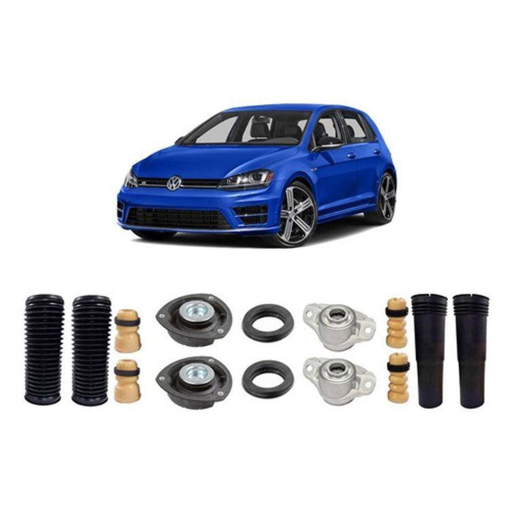 Kit Batente Dianteiro Traseiro Vw Golf Gti 2017 2018 2019